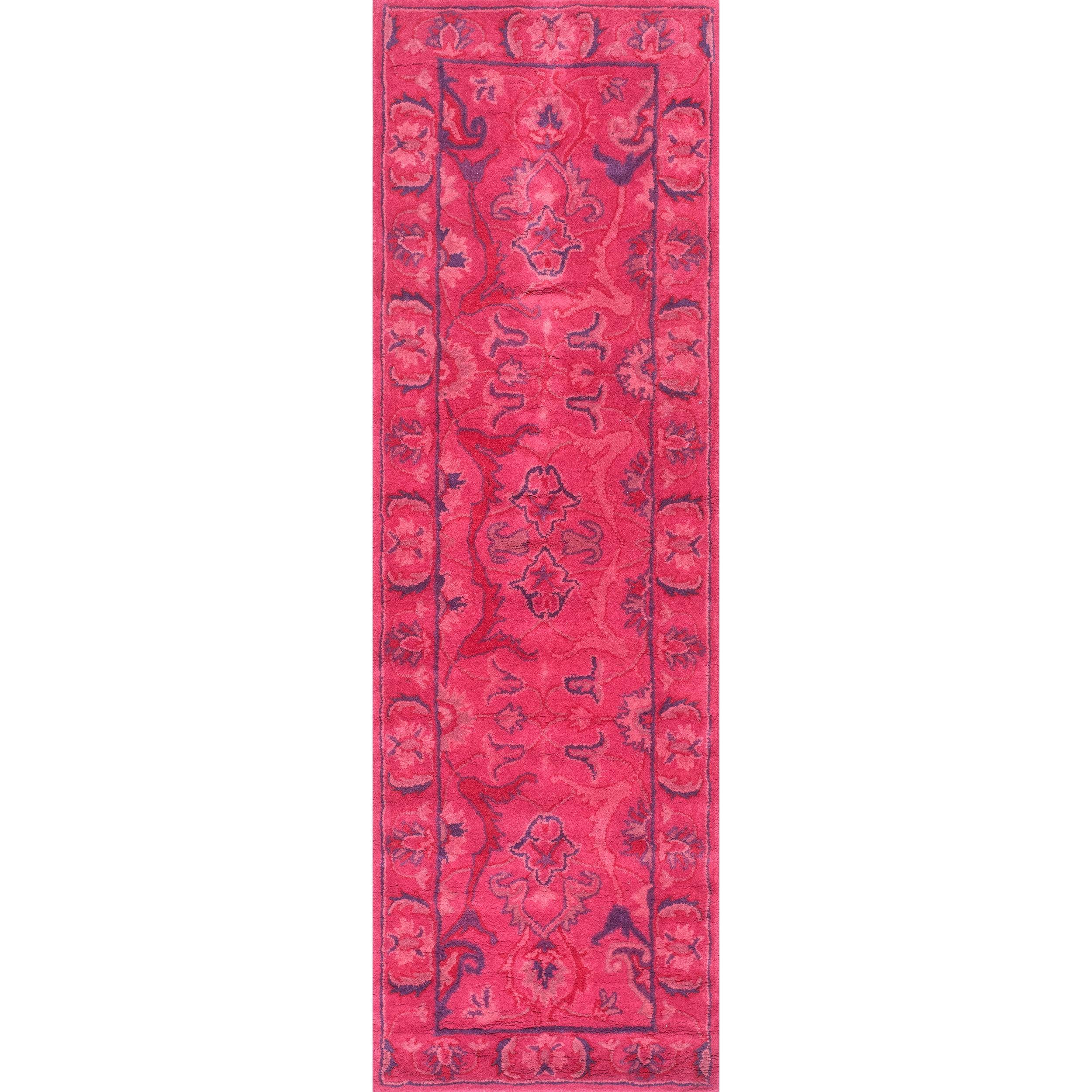 6'X9' Hand Tufted Kimberly Overdyed Style Area Rug Pink - ZNPQZZLM_LH0DY