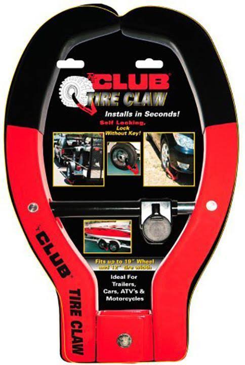 The Club Tire Claw Xl Trailer And Vehicle Anti-Theft Device, ZCMIRGLP_HMSX0