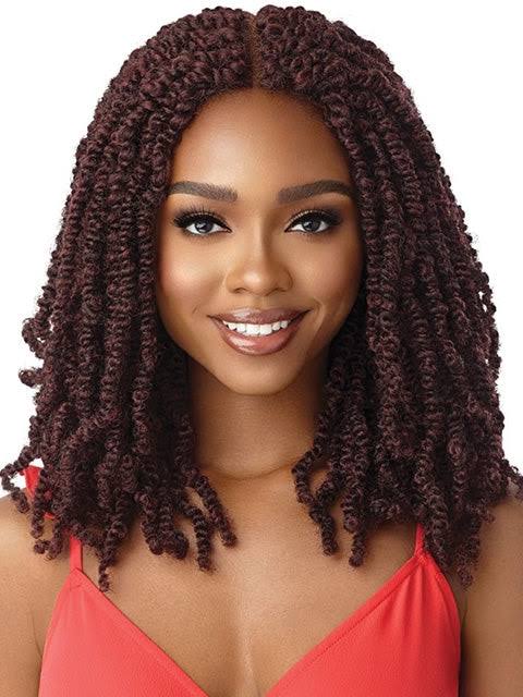 Outre Twisted Up 4x4 Lace Front Braid Wig Straight Bomb Twist 14 (1b) WB96BERW_PUSRN