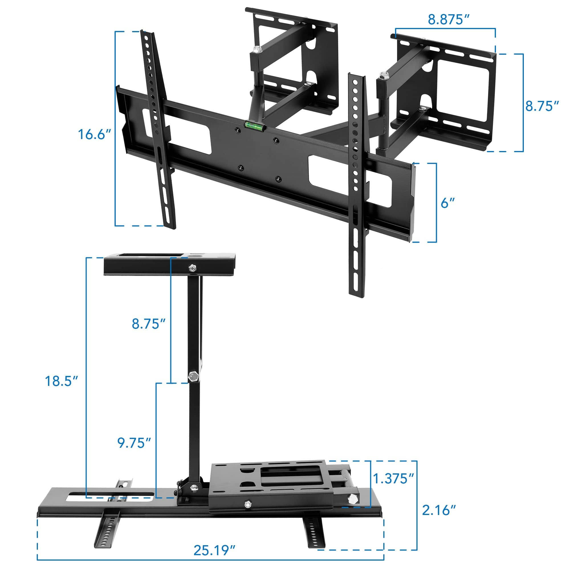 Full Motion Corner Tv Mount | Mount It! Mi-S6JSWJFM_A2I4R