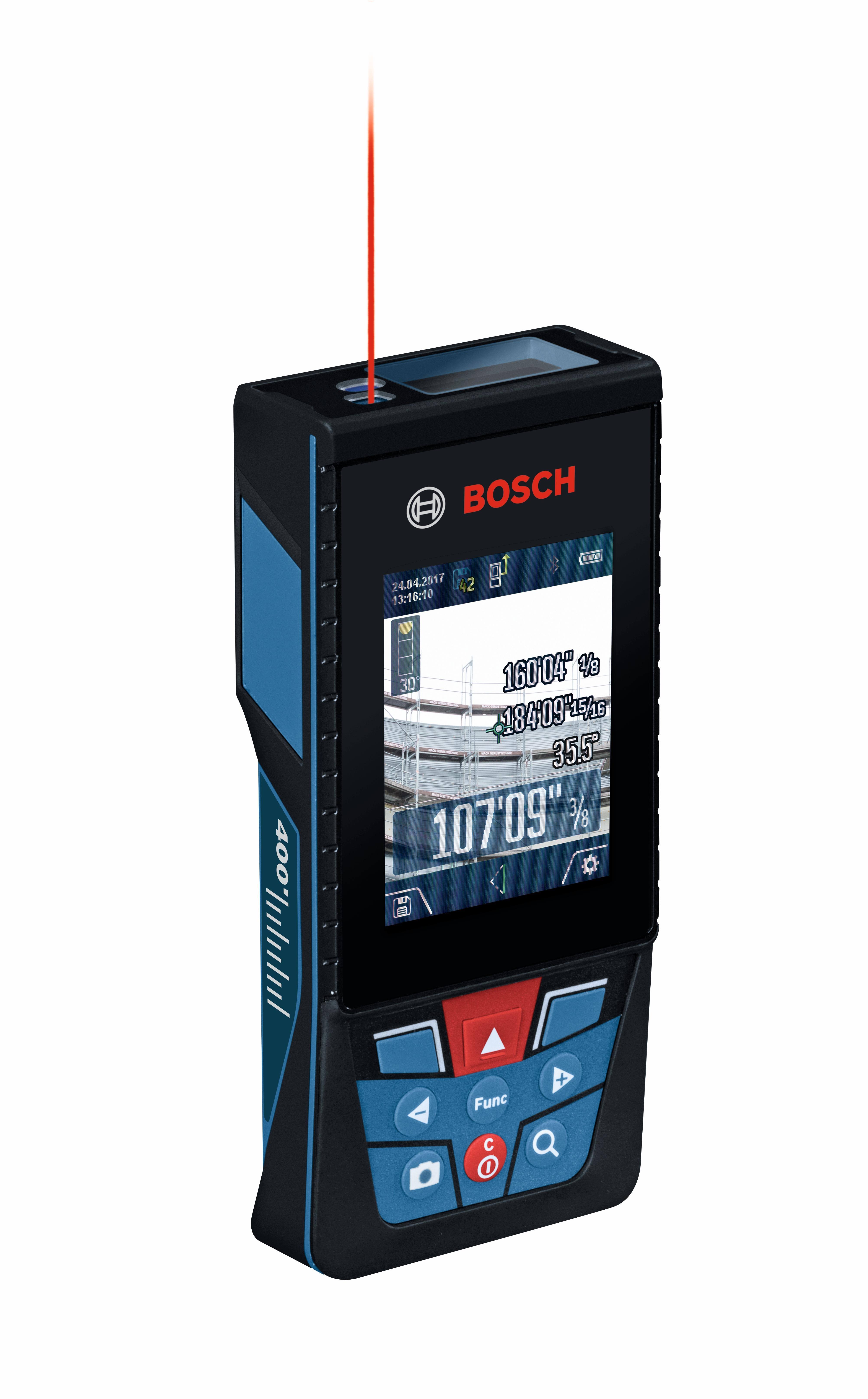 Bosch Glm400cl 400 Ft. Blaze Outdoor Laser Measure With 218D8NQ6_A2UPS