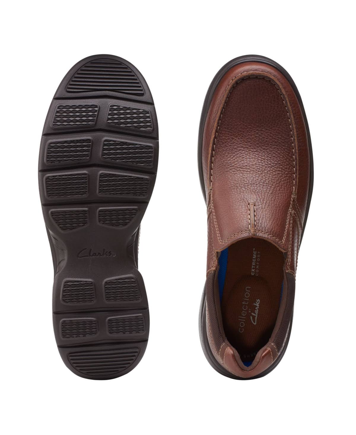 Clarks Men's Bradley Free Slip On Tan Tumbled LXZFEG96_2O4LT