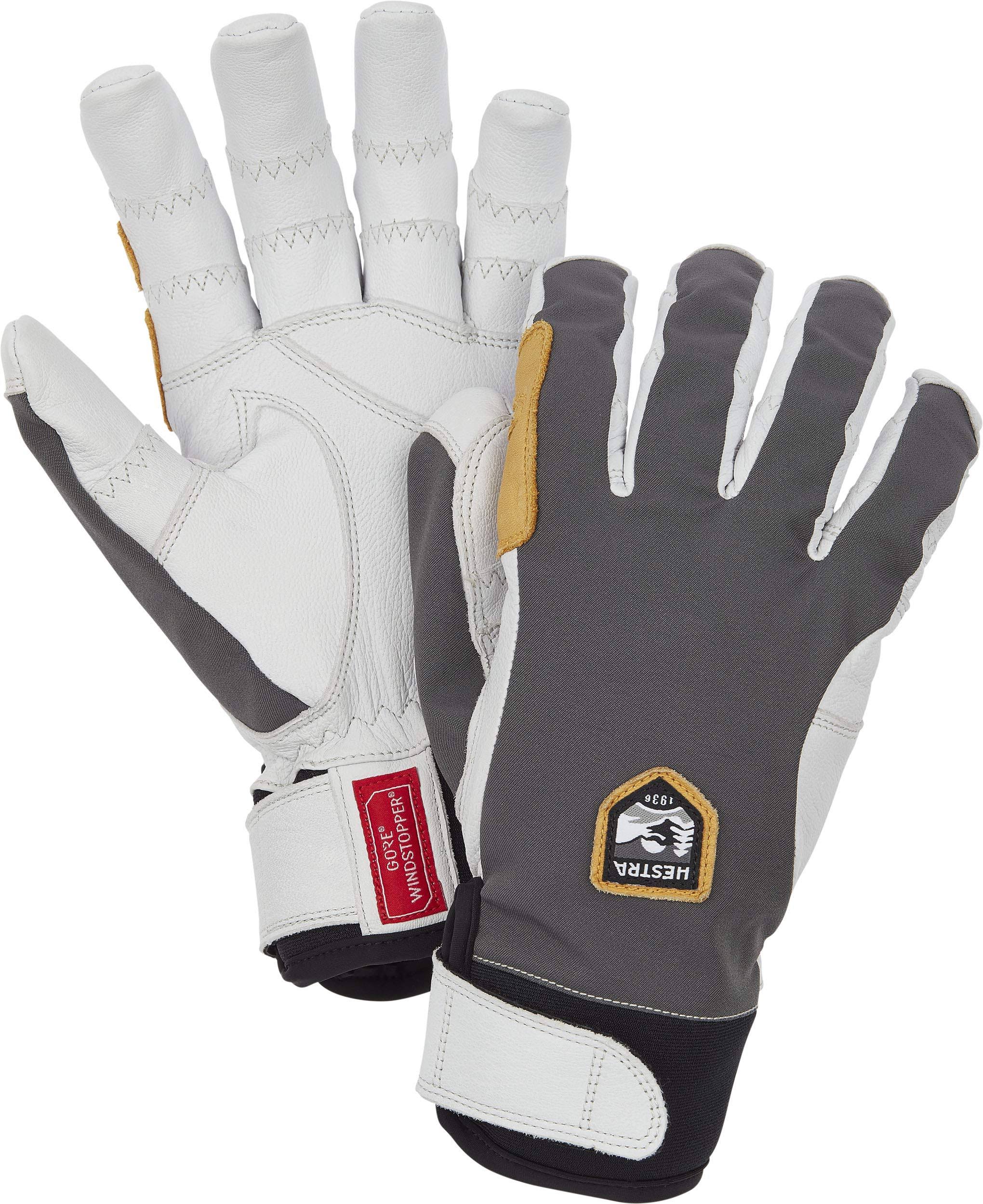 Hestra Ergo Grip Active 5-Finger Glove, Grey / Offwhite / PYM0JLZB_ZVYG0