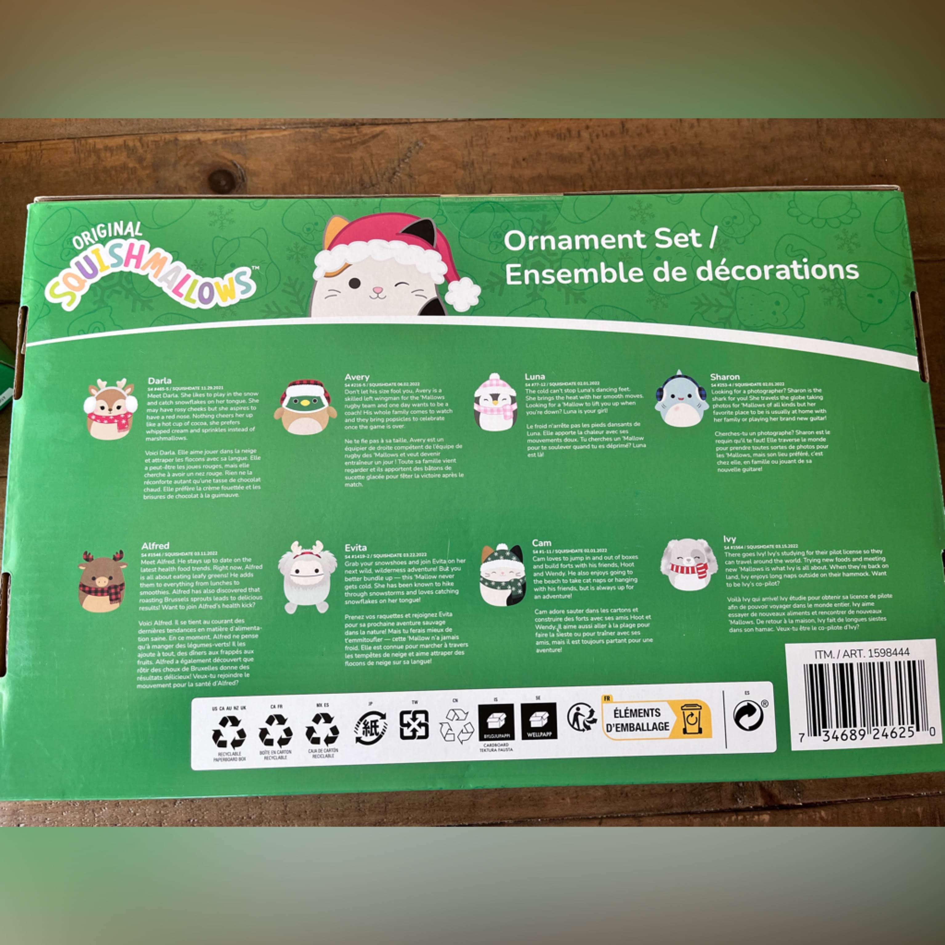 Squishmallows Toys | Holiday 2022 Winter Collection Squishmallows Ornaments | Color: Green/Red | Size: Osg | Vtanggy's Q3AGL9ZR_RMDTD