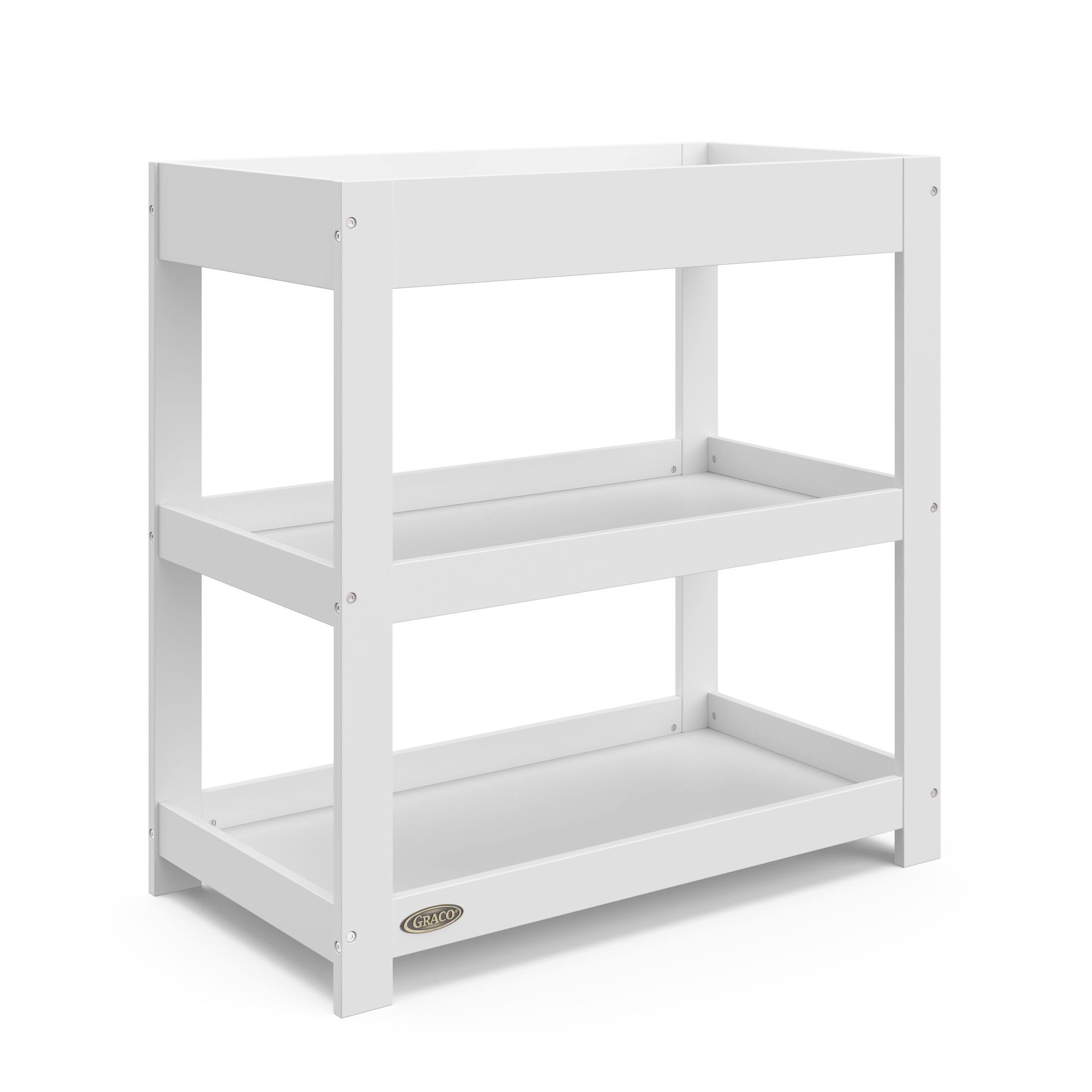 Graco Customizable White Changing Table With Water-Resistant Changing 1QLQWJMH_FIBAD