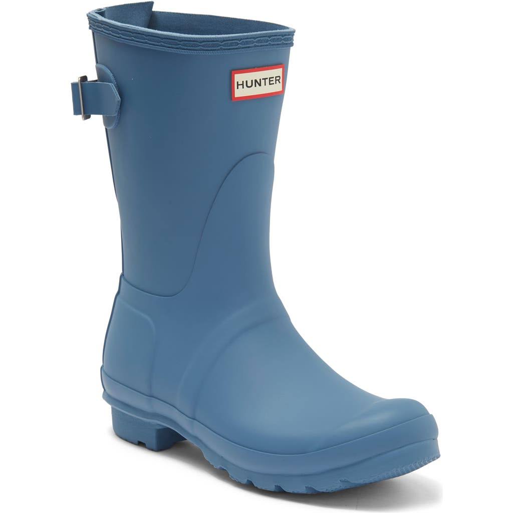 Hunter Original Back Adjustable Short Boots For Women - Rubber Upper With Nylon Lining, Cushioned Footbed, And Buckled RD3737M4_CXC59