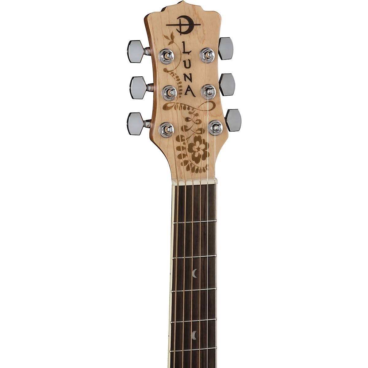Luna Henna Oasis Select Spruce Acoustic-Electric E8TOIYRO_DFKCC