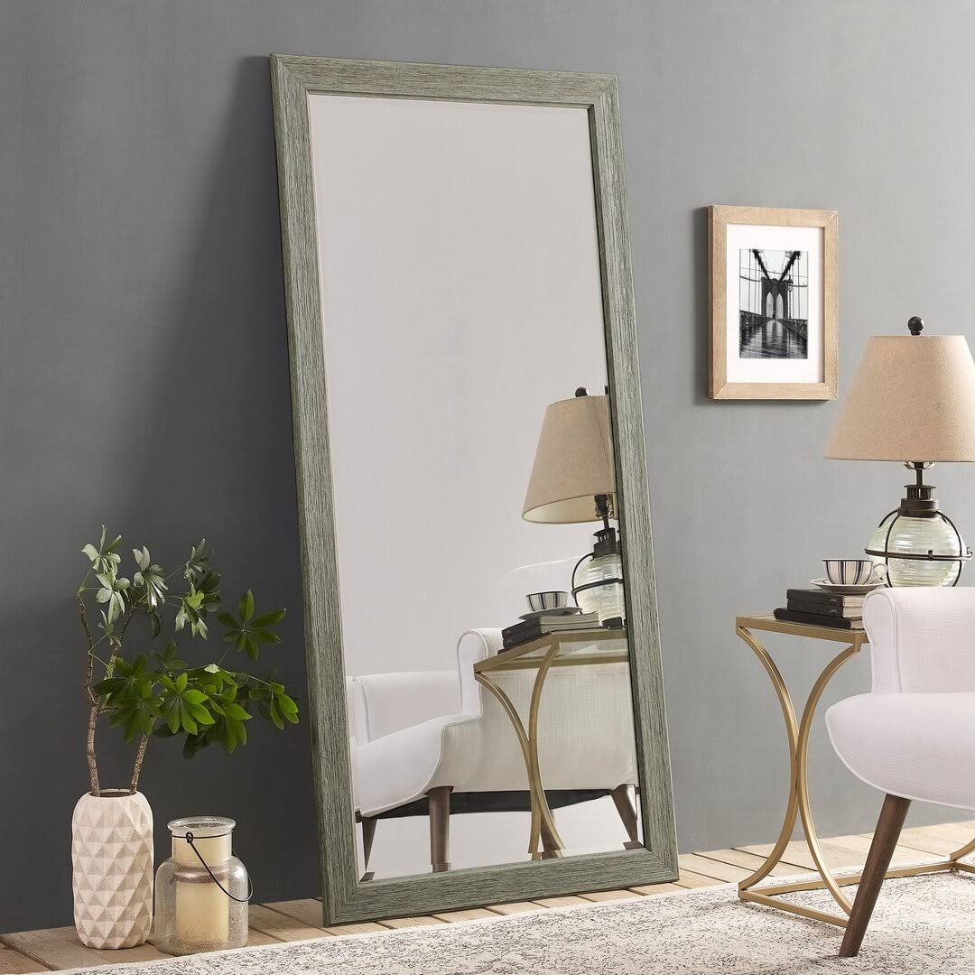 Rustic Floor Mirror, 66 X 32 Naomi Home Finish: Green WB1ZP9OR_DB8P4