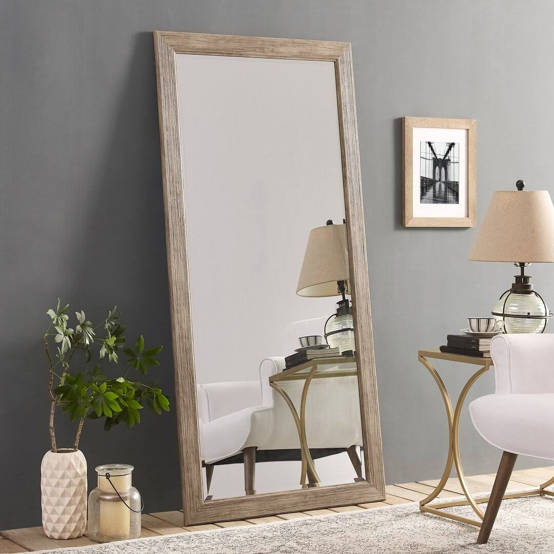 Rustic Floor Mirror, 66 X 32 Naomi Home Finish: Green WB1ZP9OR_DB8P4