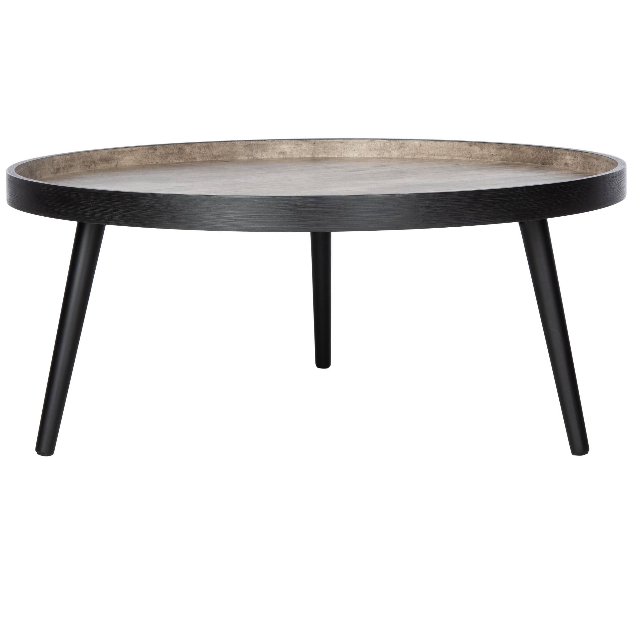 Safavieh Fritz Round Tray Top Coffee Table - Light Grey/OXLBGBCX_8DOLL