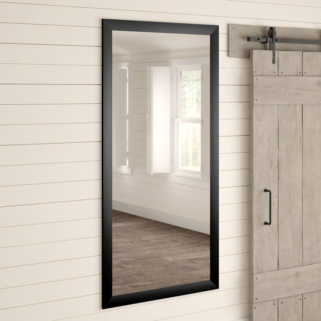 Athens Full Length Mirror Size: 65 H X 30 W X 0.75 D, Finish: HJSLVBLK_Z3TTT