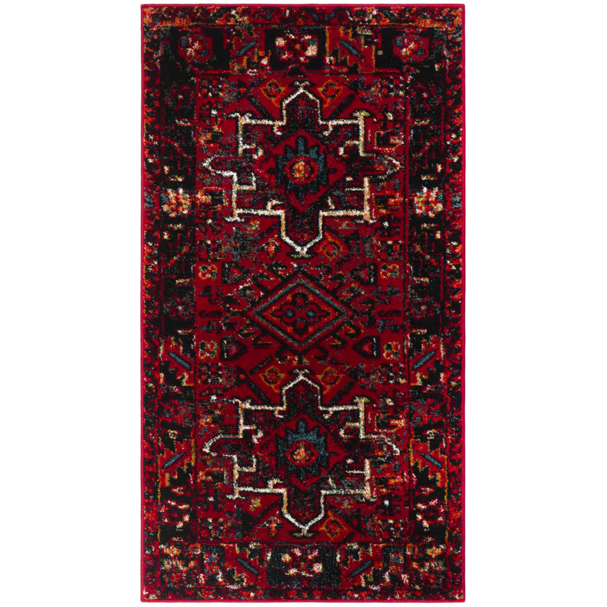 Safavieh Vintage Hamadan Vth211a 6'7 X 9'0 Red / Multi Area 9GWNUOED_VT5NK