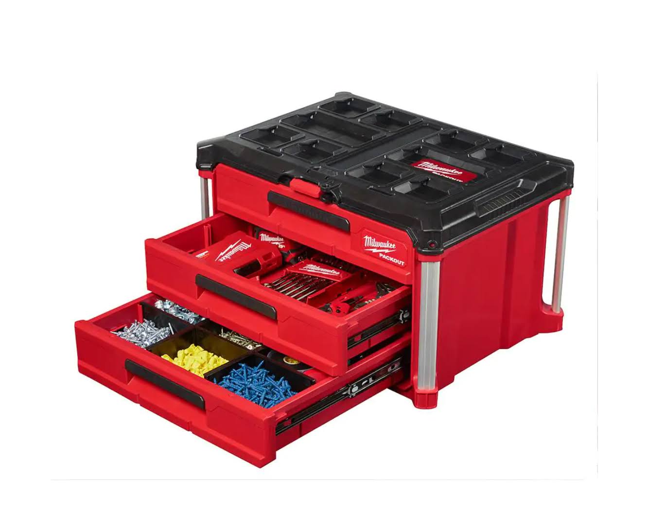 Milwaukee 48-22-8426-8443 Packout 22 In. Rolling Tool Box And 22 In. 3-BG3XMDYD_D0QS1
