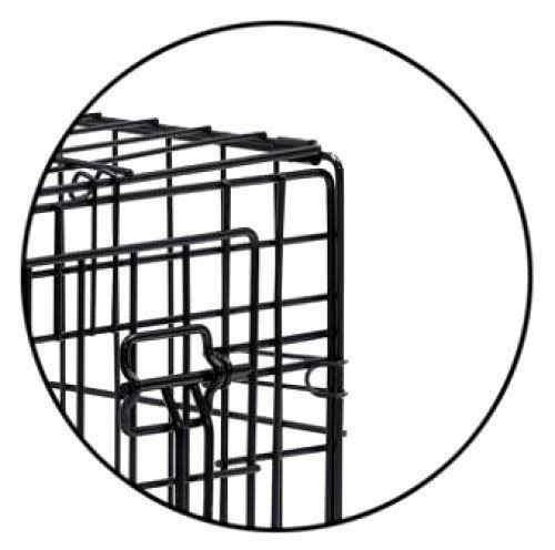 Midwest 42 Inch Life Stages Single Door Dog Crate, Black. 4QKSIV3V_4DTYD