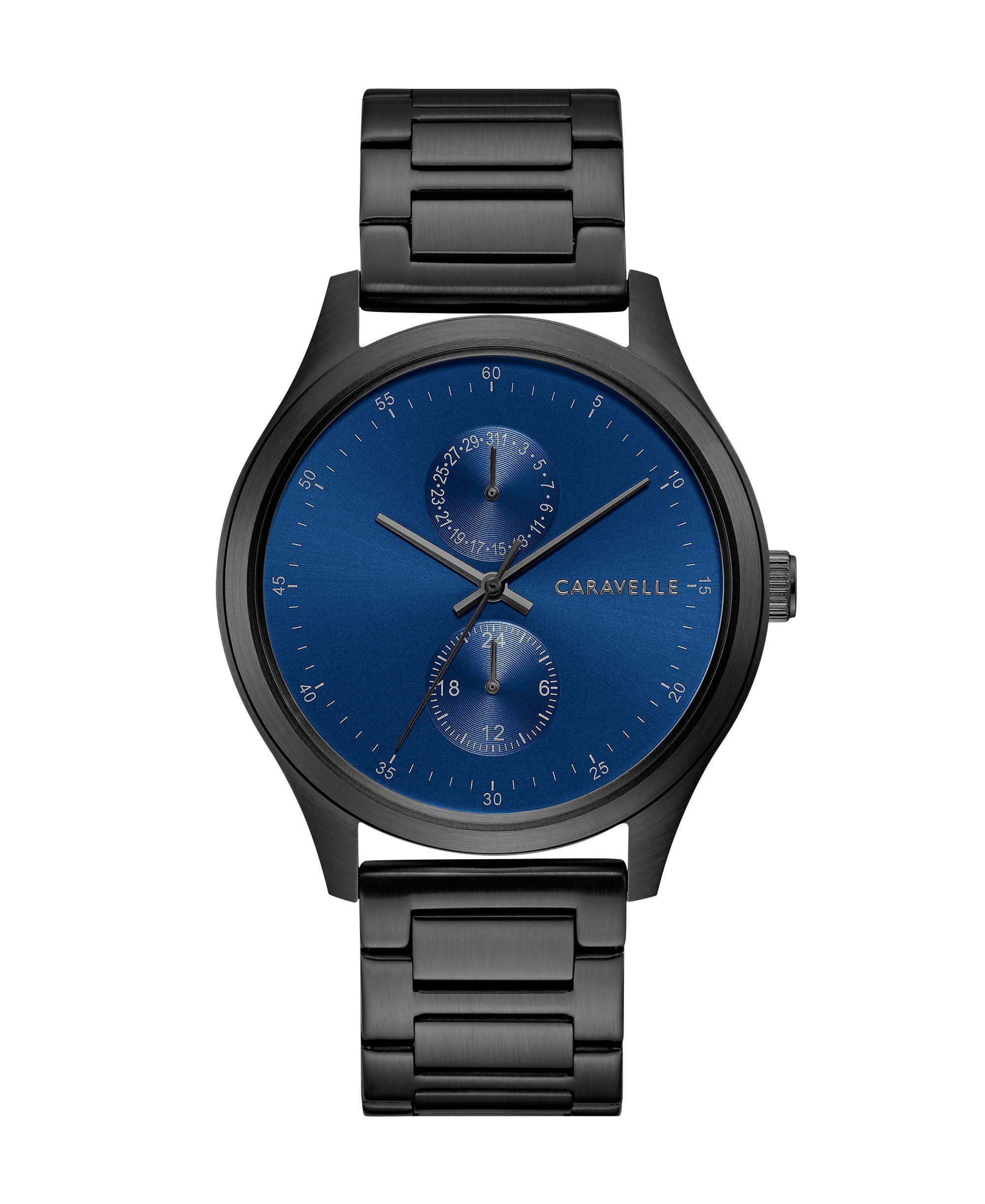 Caravelle By Bulova Modern Men's Black Stainless Steel Watch LWO7C9NM_AHB9N