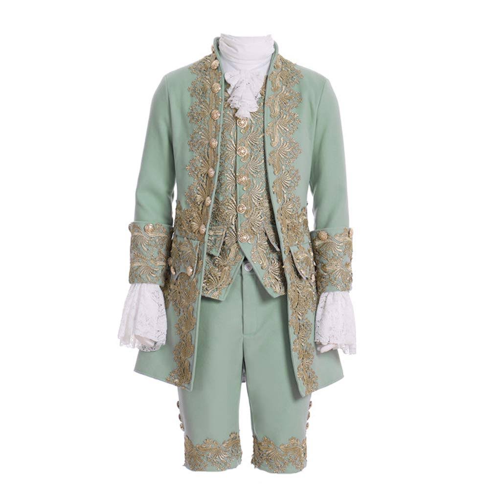 1791'S Lady Men's Victorian Fancy Outfit 18th Century Regency Tailcoat Vest Halloween FHHTPUYL_0IXLM
