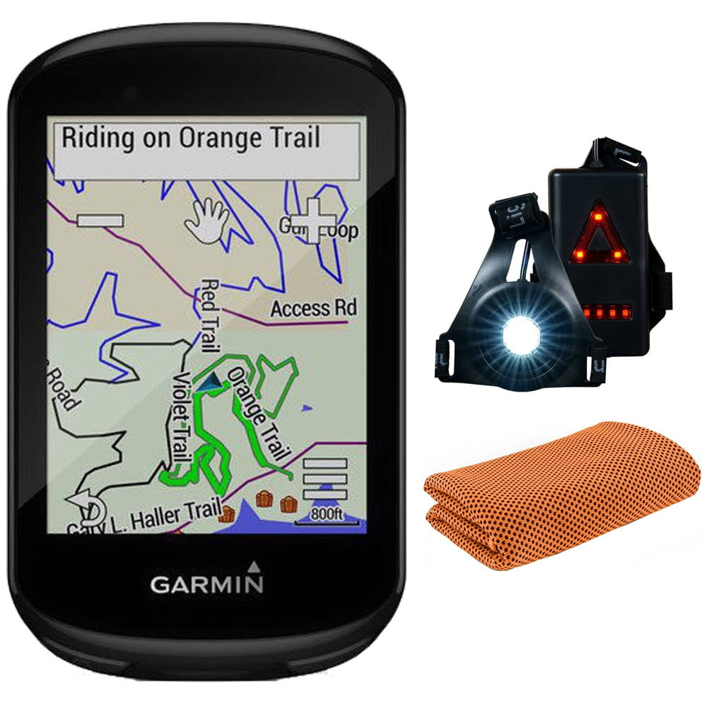 Garmin 010-02061-00 Edge 830 Gps Cycling Computer Bundle With Workout Cooling Sport Towel And Deco Essentials Wearable Commuter Front And LD7CWMTR_3CNNH