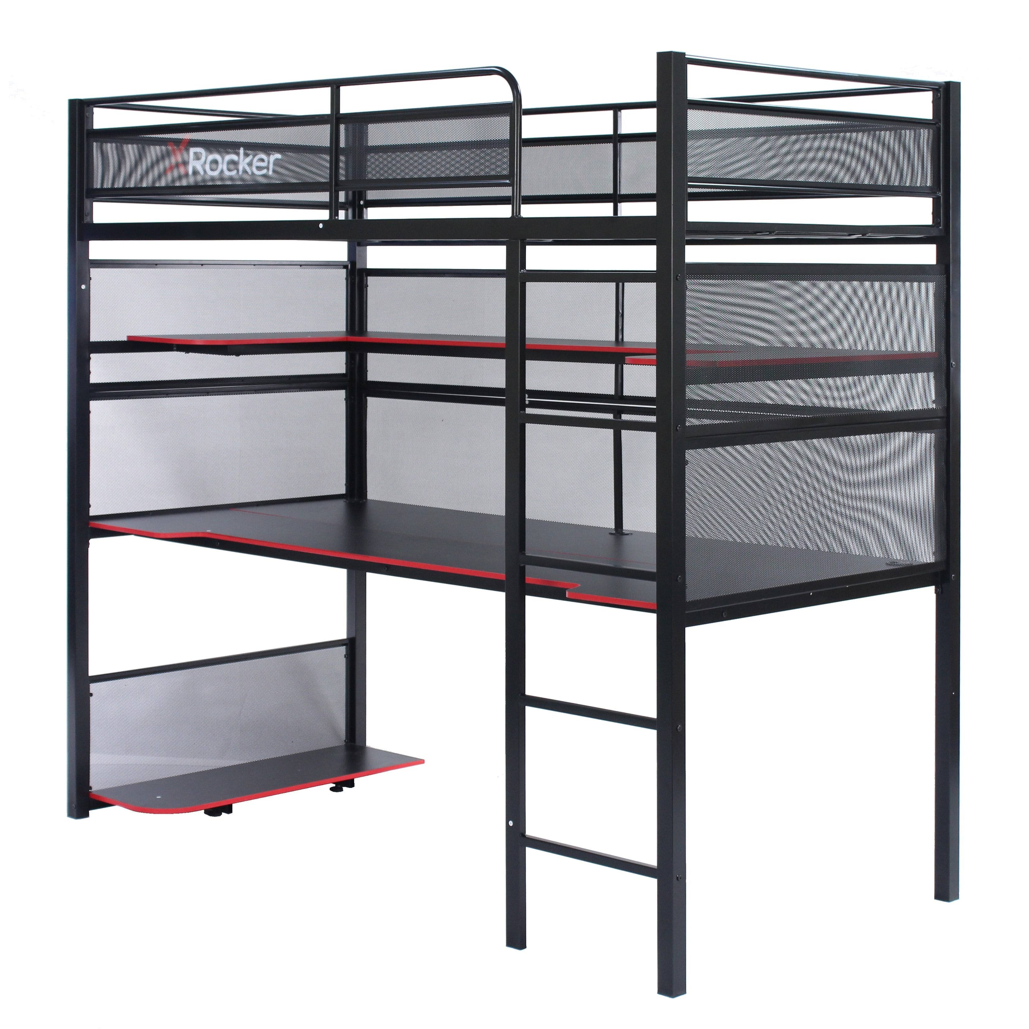 X Rocker - Battlebunk Gaming Bunk Bed With Desk - 83HBYURL_5RNCZ
