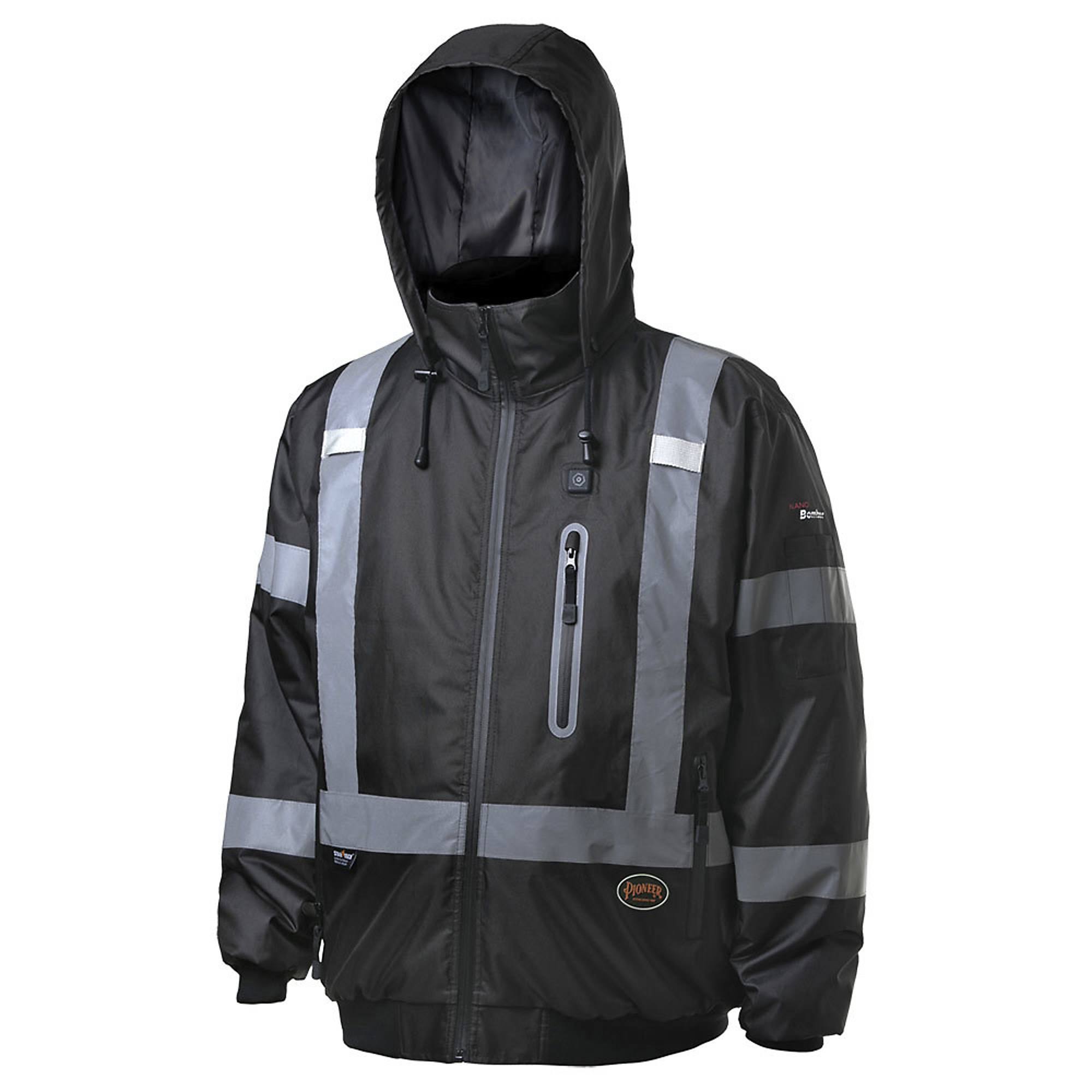 Pioneer Safety V1210160u-M - Hi Vis Heated Bomber Jacket Yellow, OMFCXXVO_9P1RM