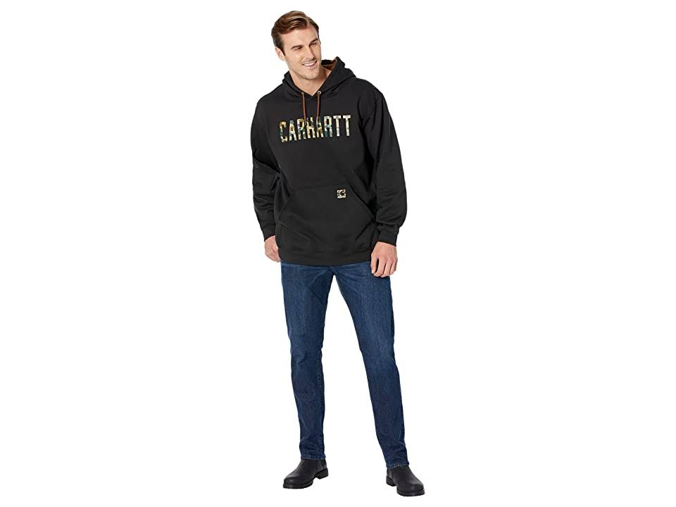 Carhartt Men's Loose Fit Midweight Camo Logo Graphic Sweatshirt - Black - NS0A8KV9_OJ51E