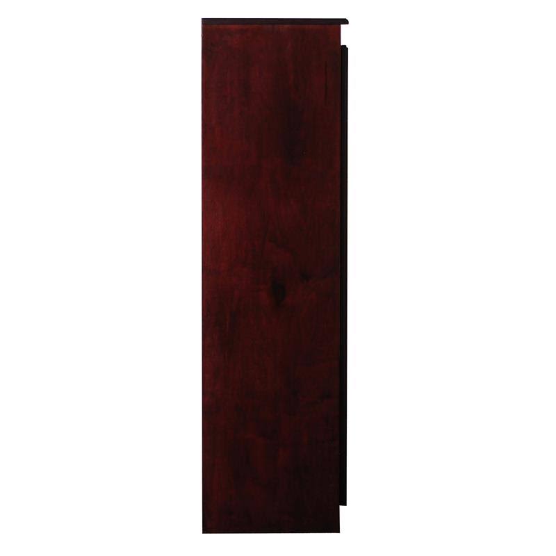 Concepts In Wood Multi-Use Storage Cabinet, 4 Shelves, Cherry FTV1PJHD_8VFDR