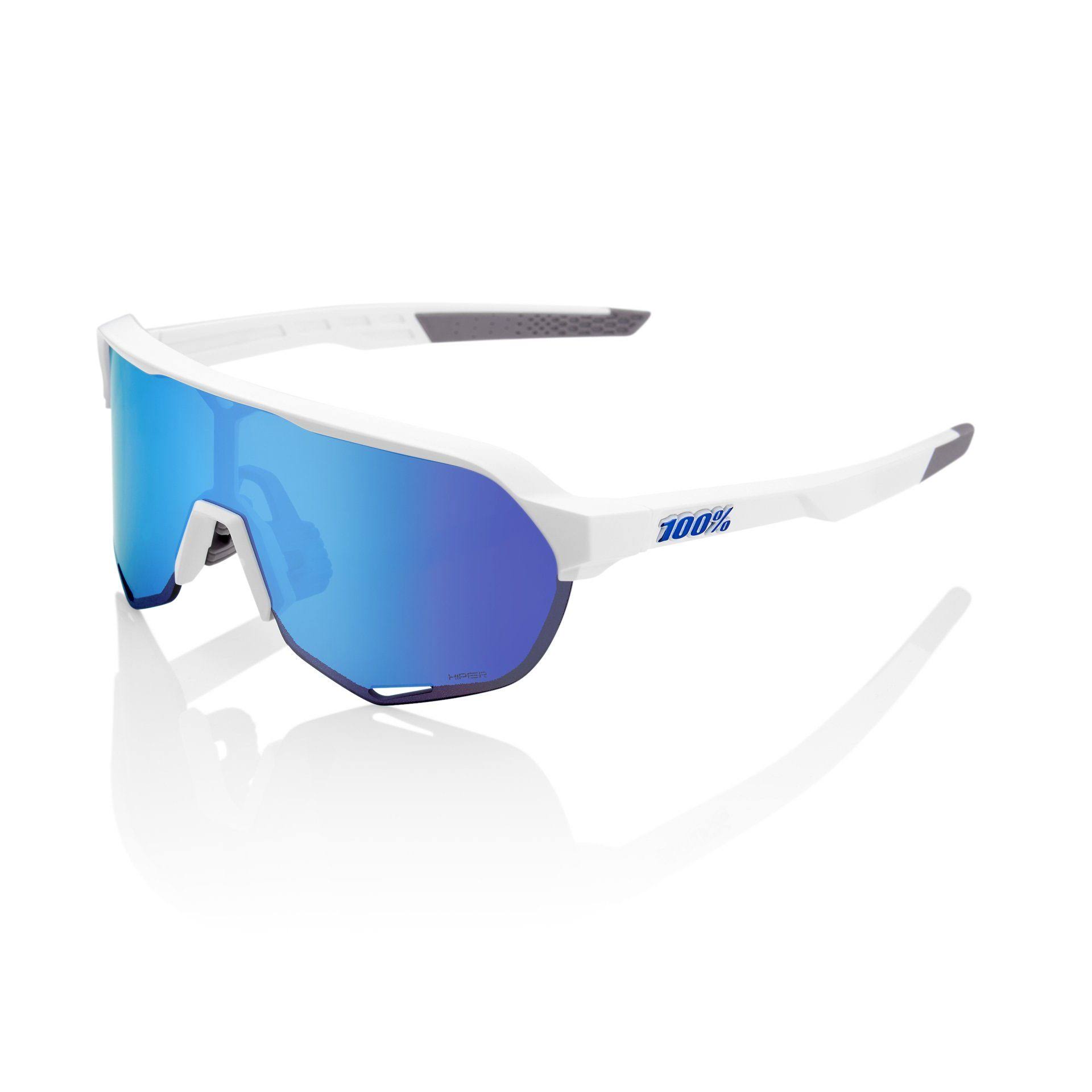 100% S2 Sunglasses, Soft White/Hiper BZ5DQKM0_NTPUH