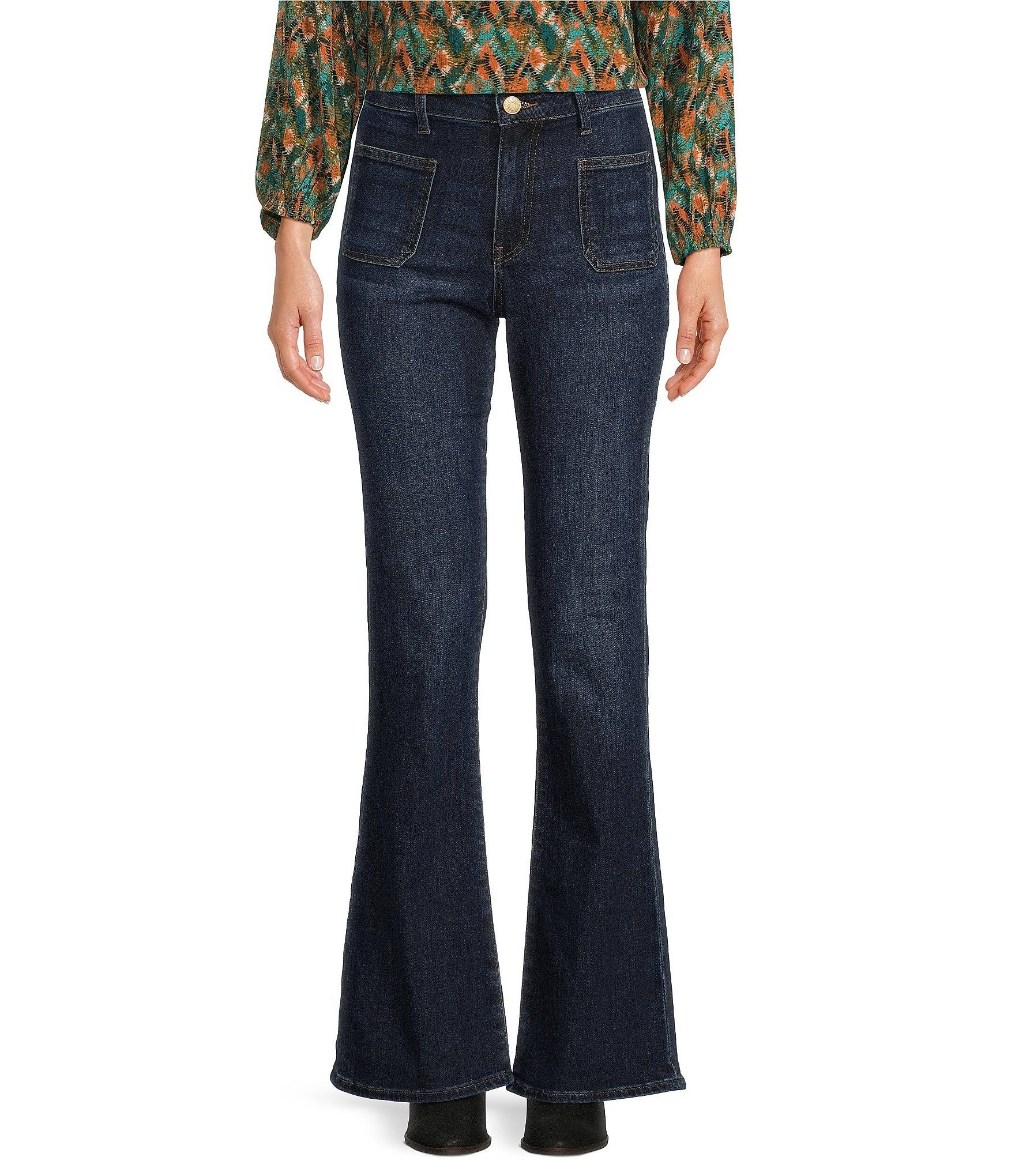 Kut From The Kloth Ana Flare Jeans In Profuse 3AI0NSBE_C0M1V