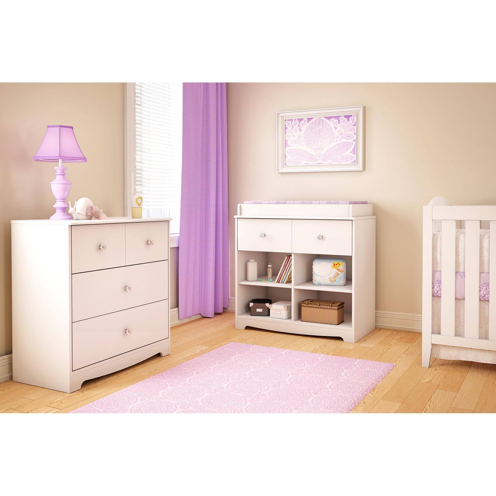 South Shore Little Jewel 3-Drawer Chest - Pure SCDRN03B_PTESV