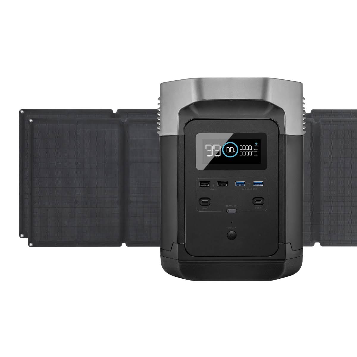 Ecoflow Delta 1300 + 110w Portable Solar Panel | Solar Generator Kit 2*MGW6HKQX_AQ8CO