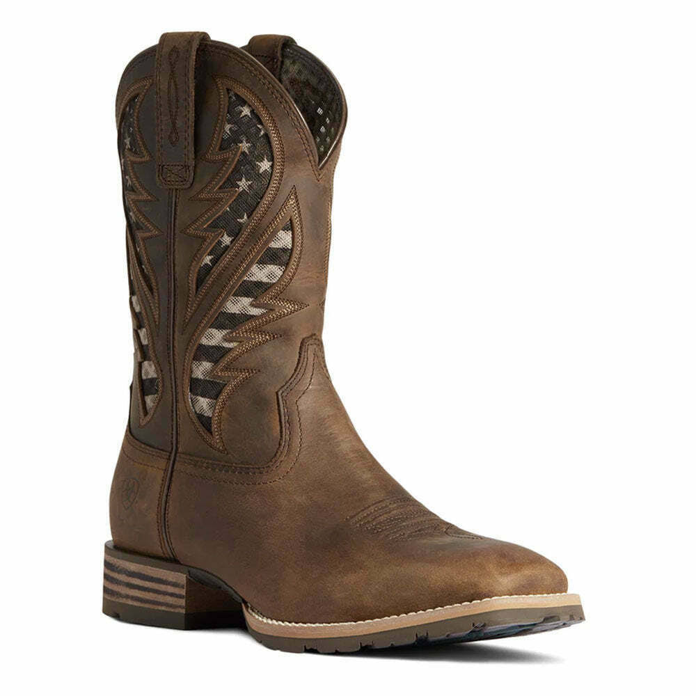 Men's Ariat Hybrid Venttek Western Boots, 10.5, FIM75G8P_AMAFI