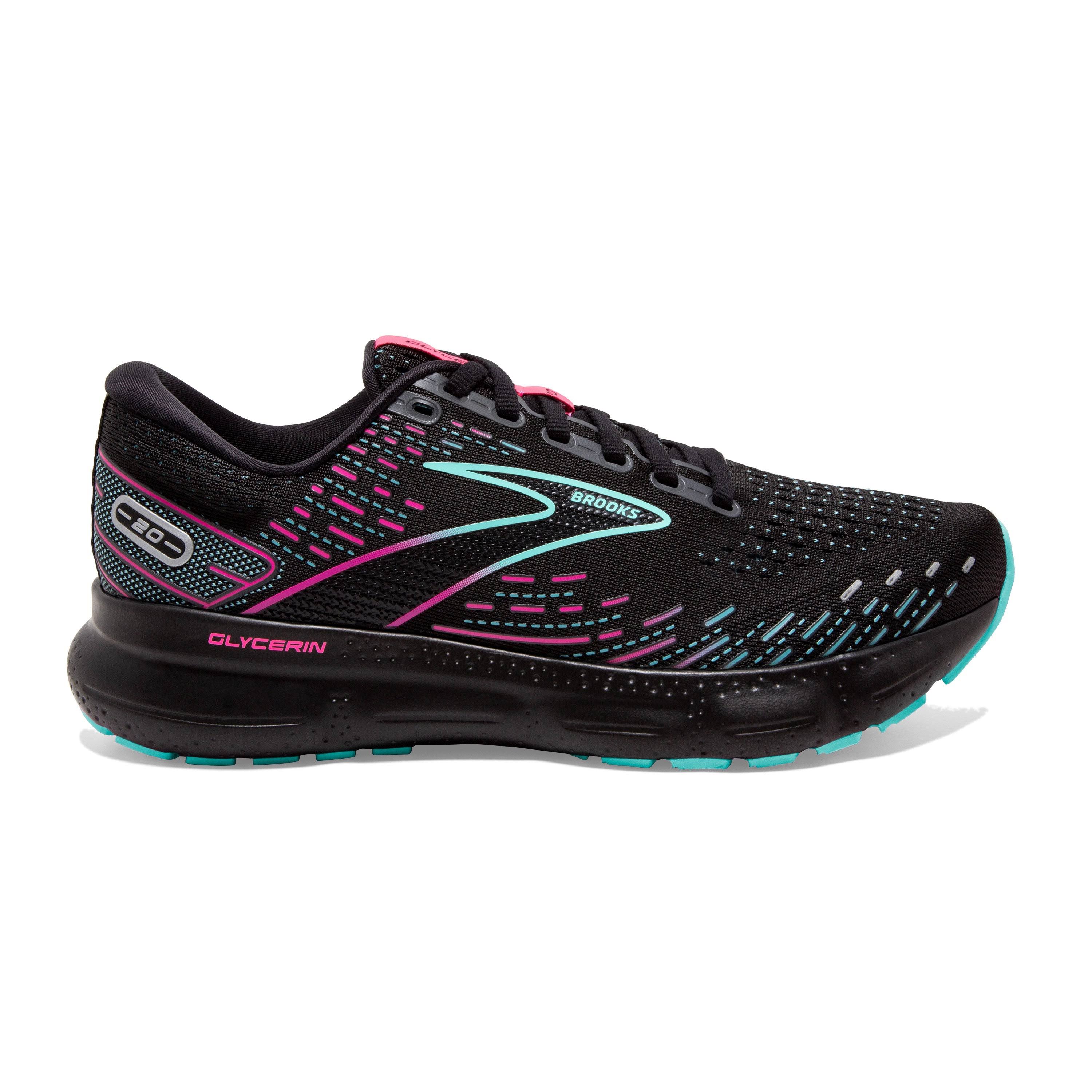 Brooks Glycerin 20 8.5 , Black/Blue Light/Pink (Women's) 5Y0WNXHJ_Y6FWH