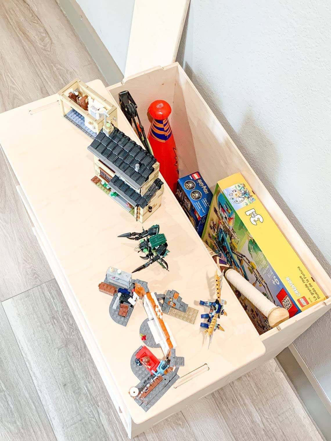 Bush Acres Montessori With Hidden Storage - Montessori Wooden Furniture – Nursery Gift – LWOXKOTB_087WB