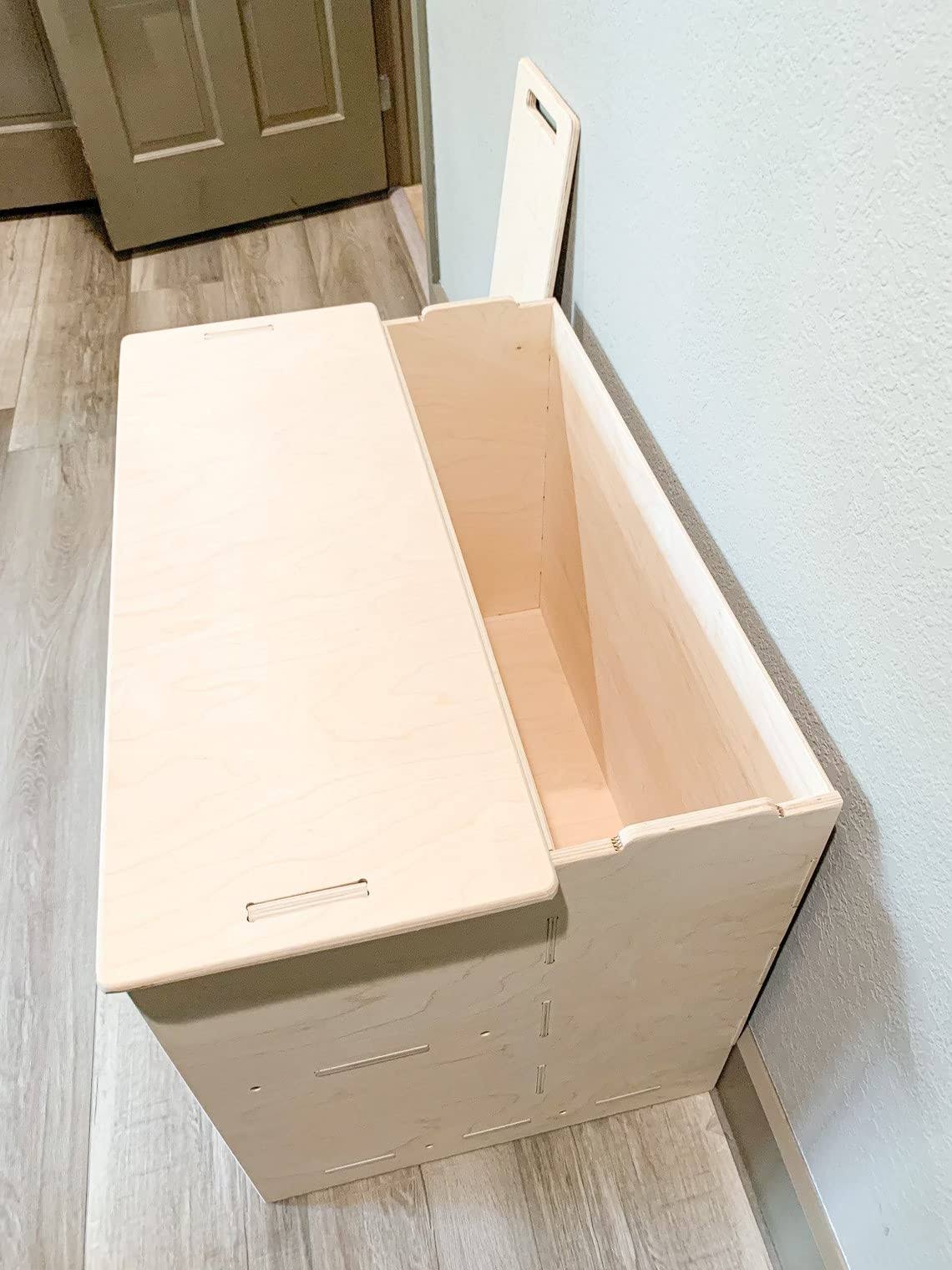 Bush Acres Montessori With Hidden Storage - Montessori Wooden Furniture – Nursery Gift – LWOXKOTB_087WB