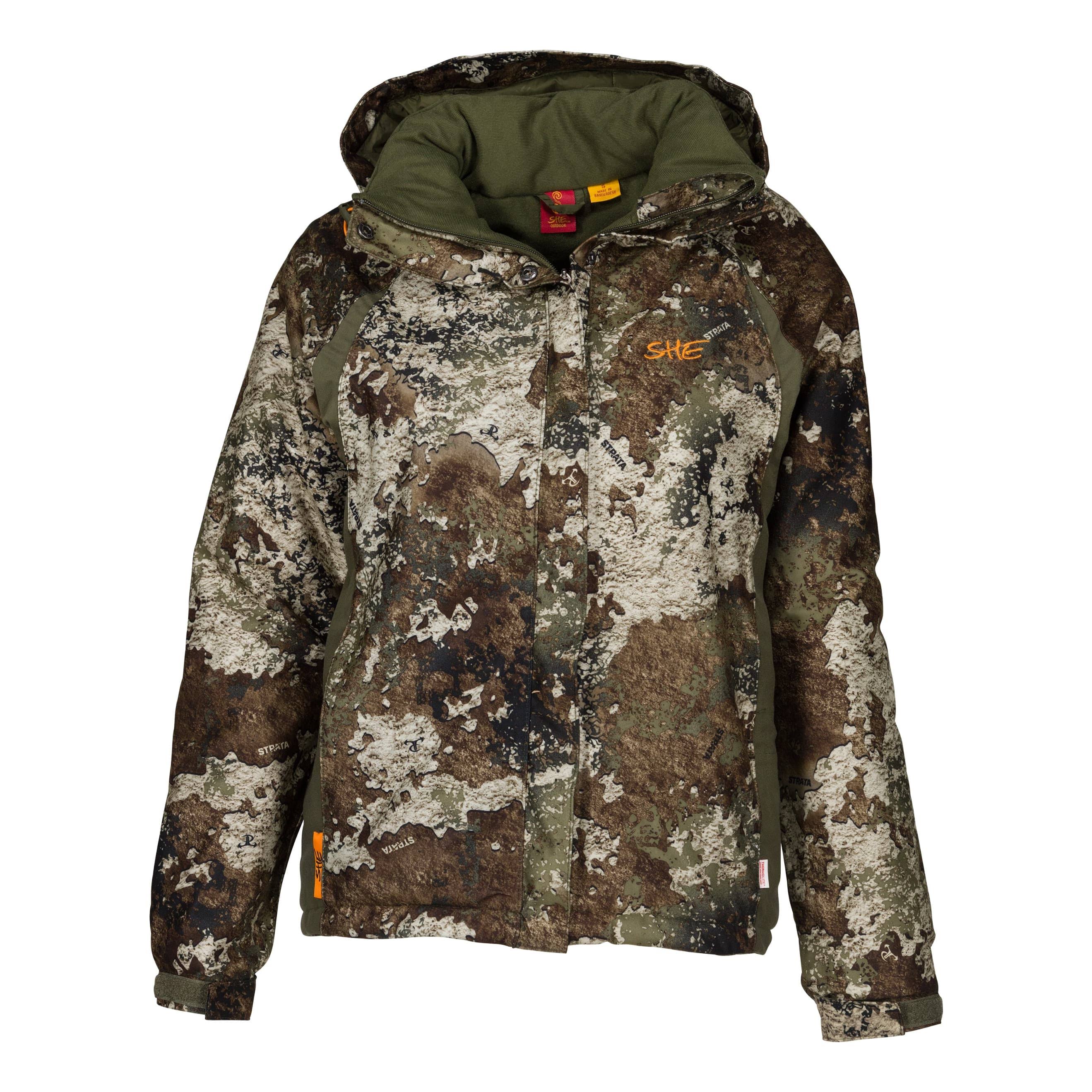 She Outdoor Insulated Waterproof Jacket For Ladies - Truetimber Strata - ENATHAQA_JG6UB