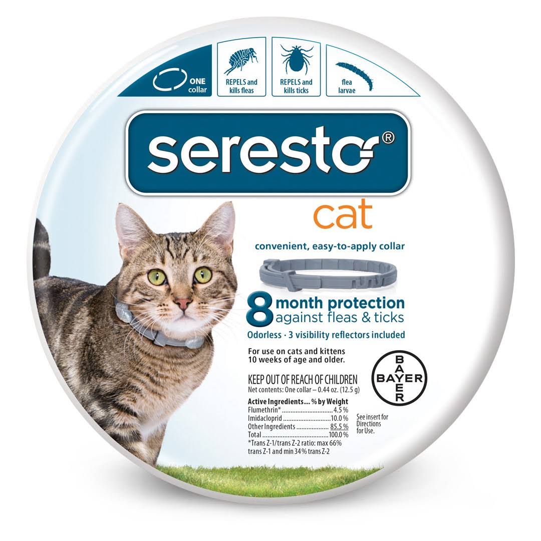 Seresto Flea And Tick Prevention Collar For Cats, 8 Month Flea And Tick Prevention, Size: Cat, 15- GG1UIW6N_HCLH0