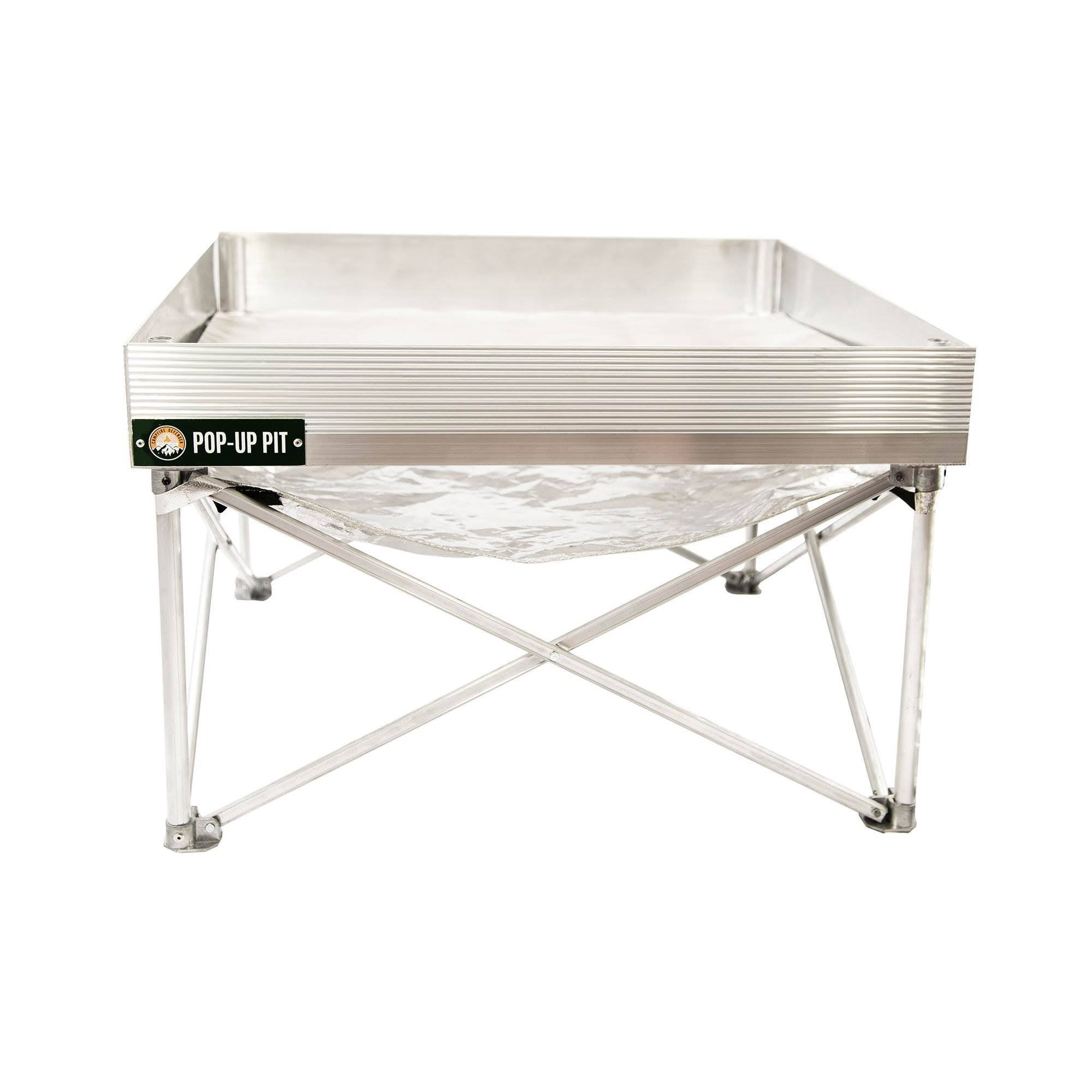 Fireside Outdoor Pop-Up Pit Base Kit Pit + Heat Shield Combo 7BOYECEA_LFEG1