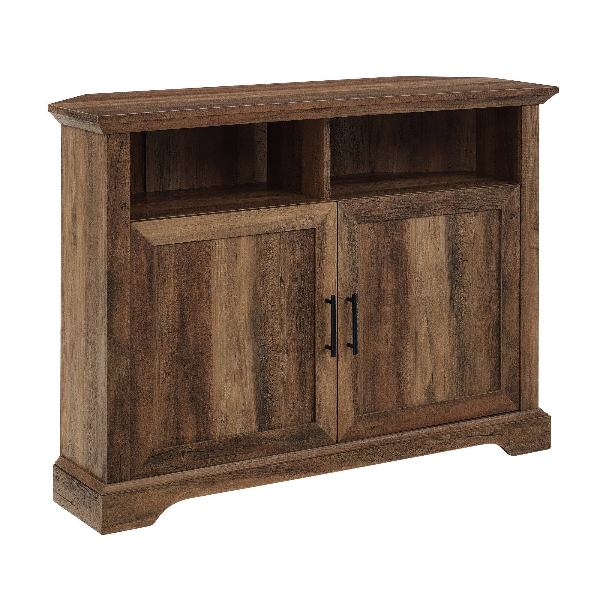 Walker Edison 44 Grooved Door Corner Tv Stand In Gray SB7OVKWG_S2VJ1