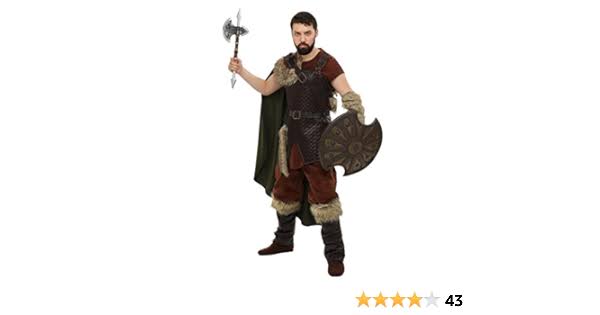 Adult Nordic Viking Costume, Men's, Size: Large, HMGBIOAF_U6SUD
