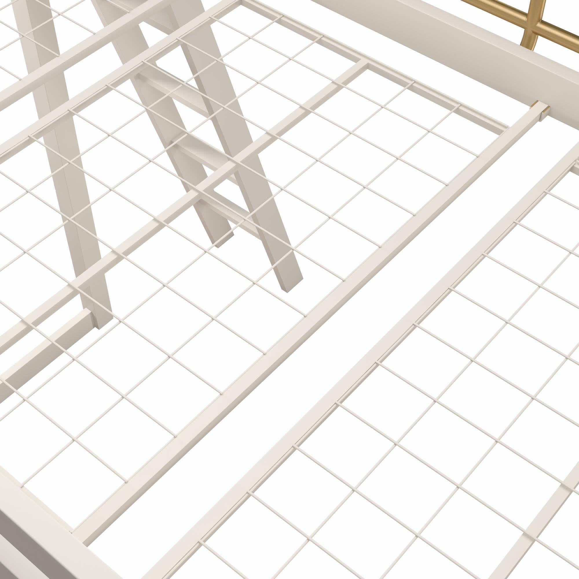 Little Seeds Monarch Hill Haven Twin Metal Loft Bed - MIED22LC_YZQVX