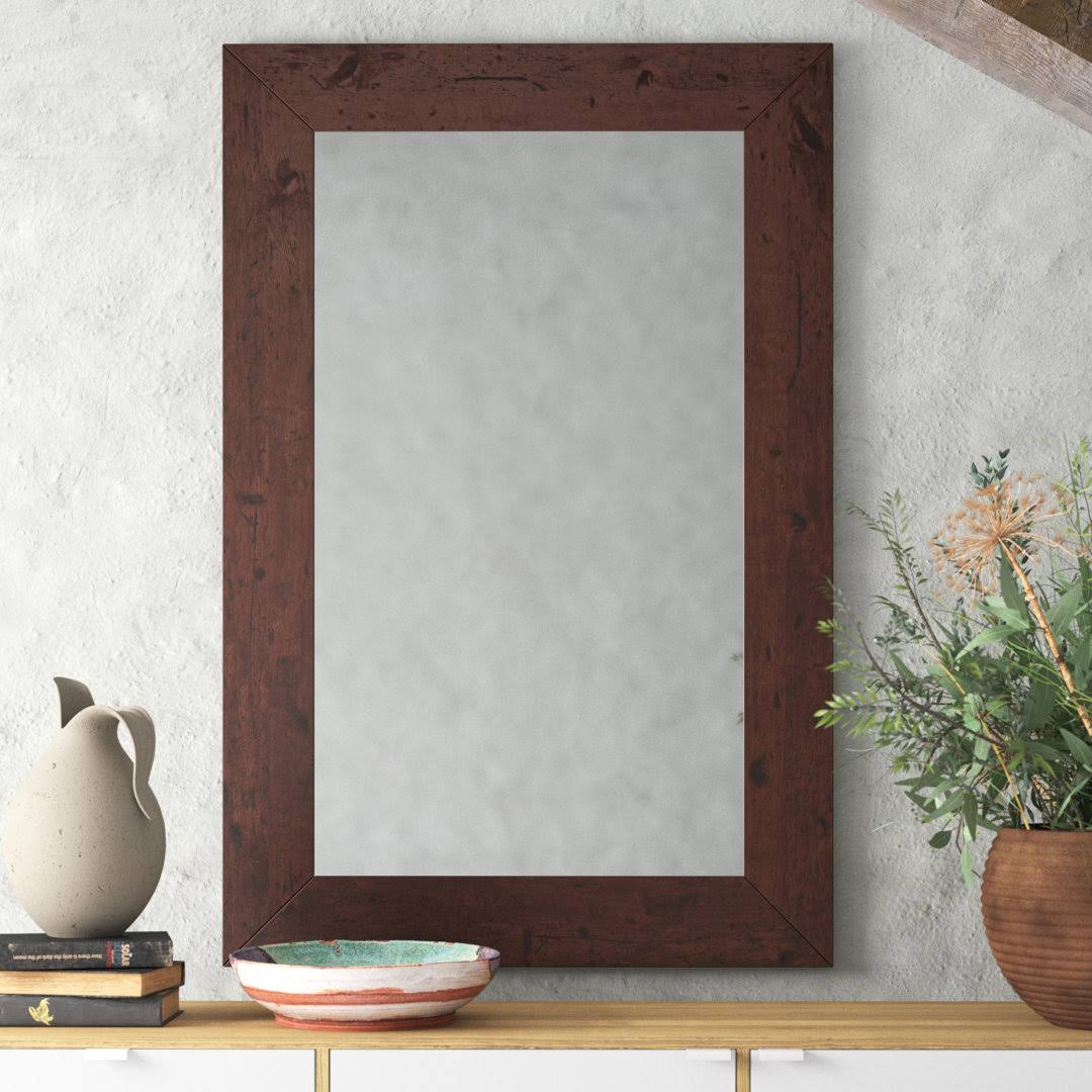 Brayden Studio Wall Mirror - Size: 40 H X 30 W, Finish: Light TMFIQPHT_Z1FON