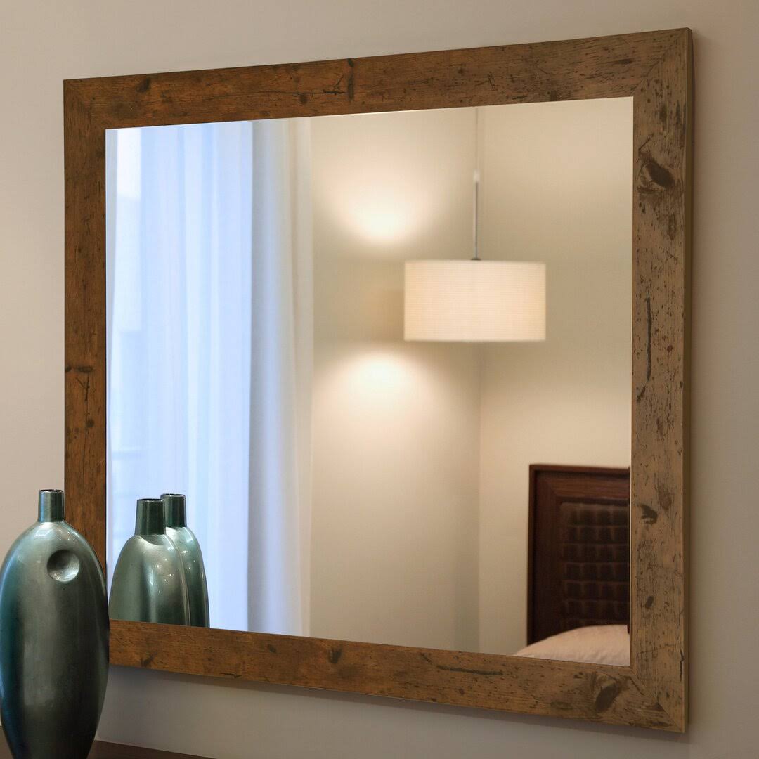 Brayden Studio Wall Mirror - Size: 40 H X 30 W, Finish: Light TMFIQPHT_Z1FON