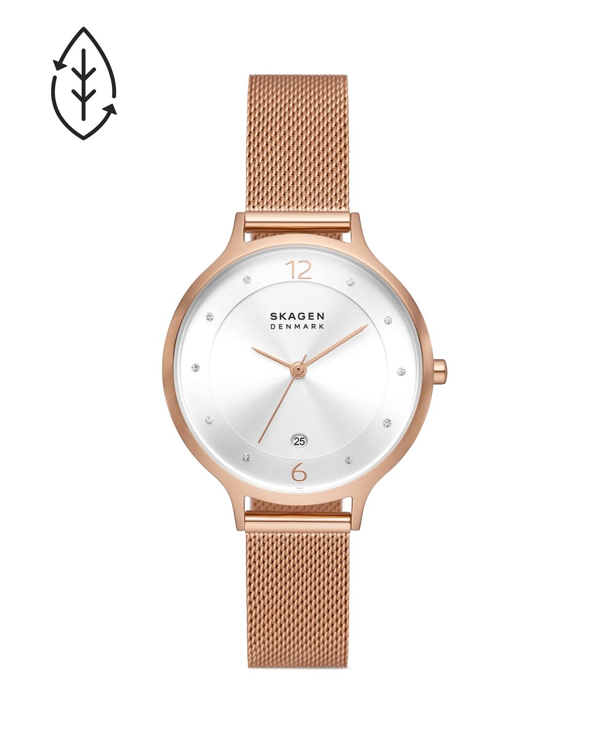 Skagen Anita Crystal Accent Mesh Strap M4DKHCHR_HGHM5