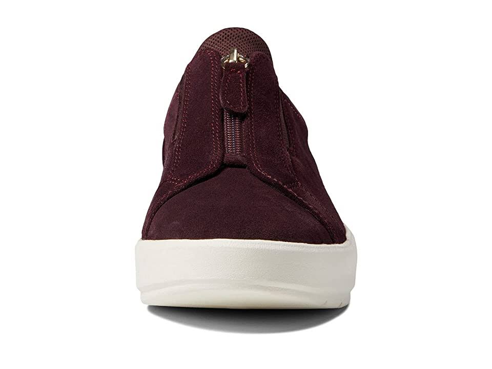 Clarks Layton Rae Women's Shoes Burgundy Suede : 9 B - PNSVE8P3_IMRZW