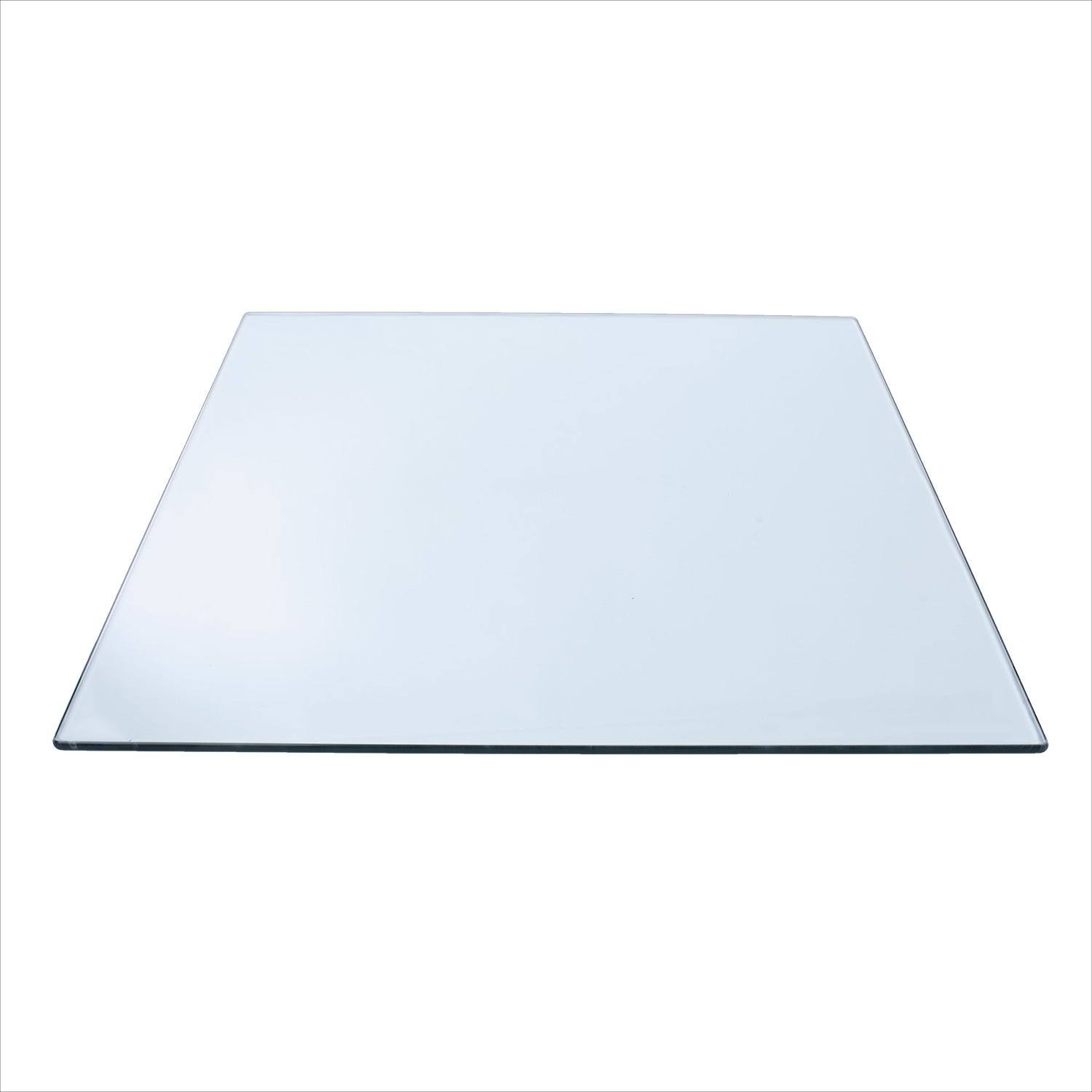 36 Square Glass Table Top 14 Thick Flat Polished XUO81RDB_UYAEC