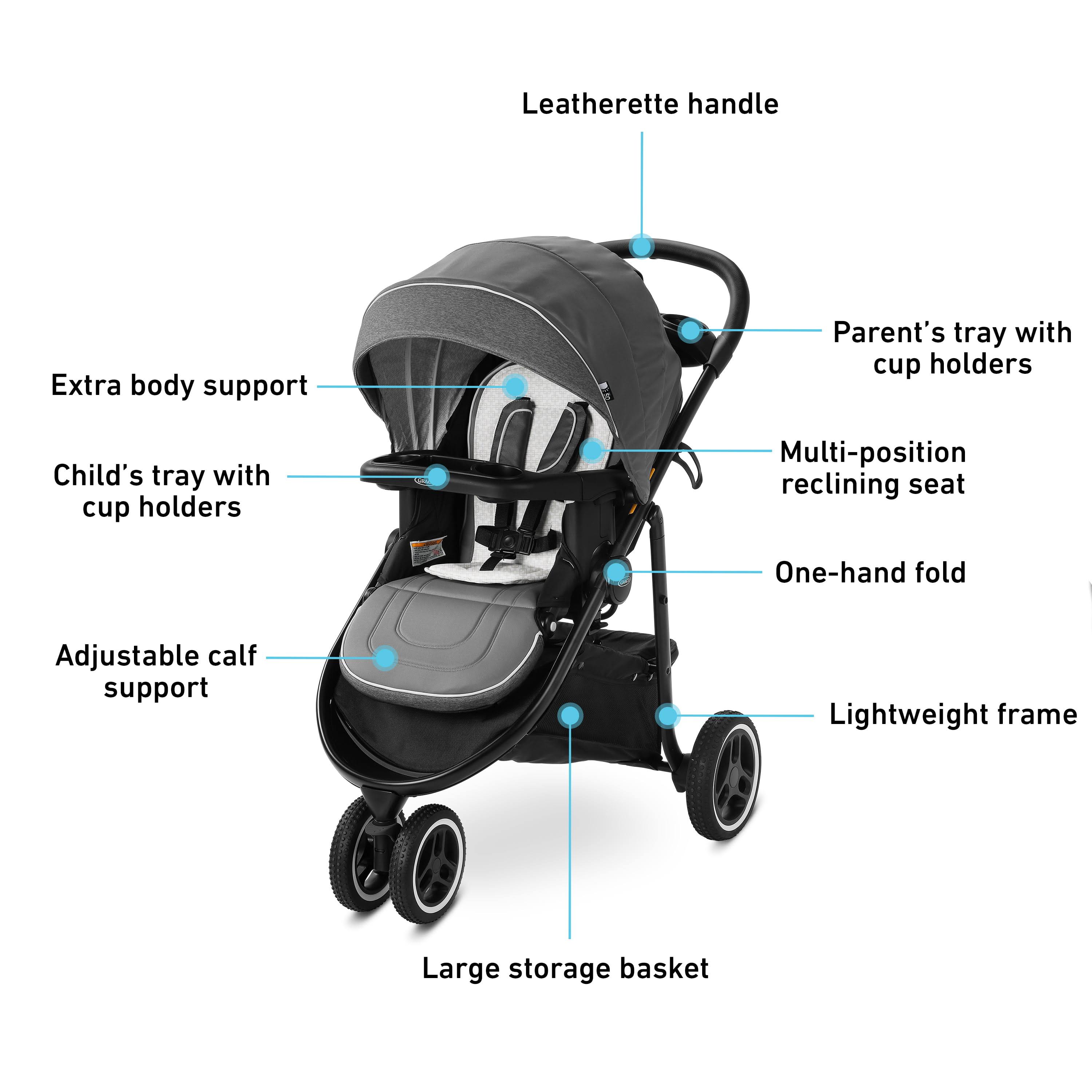 Graco - Modes 3 Lite Platinum Travel System, KSS45AJJ_CFOZG