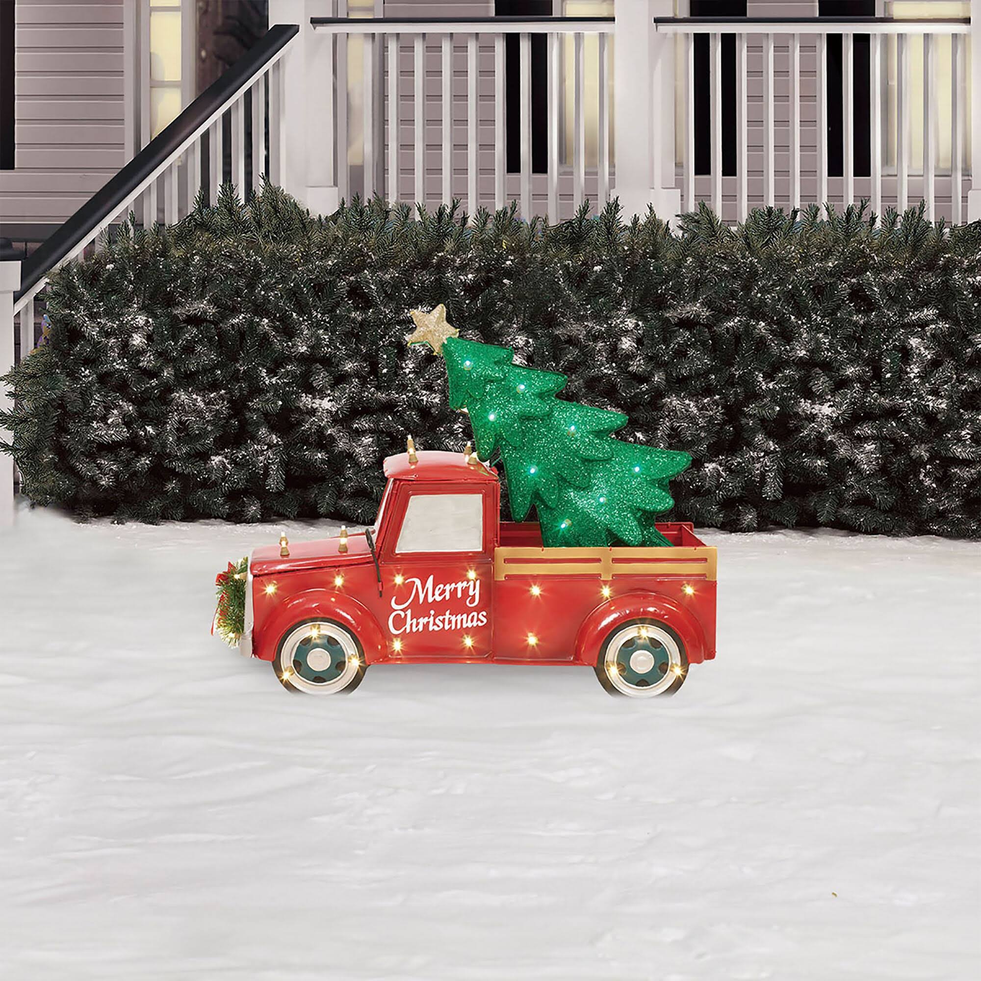 Everstar 28 Ul Led Truck With Christmas Tree Sculpture, SCXUKSFI_QHHGN