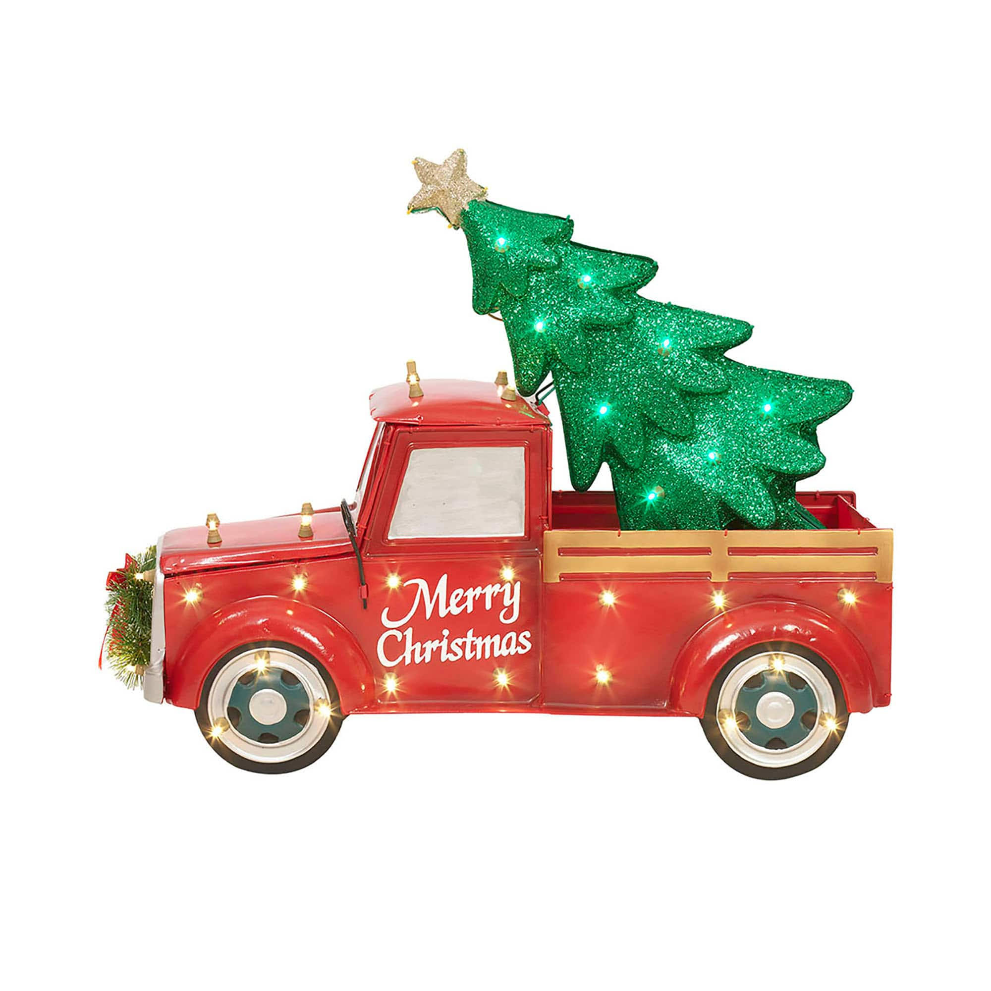 Everstar 28 Ul Led Truck With Christmas Tree Sculpture, SCXUKSFI_QHHGN