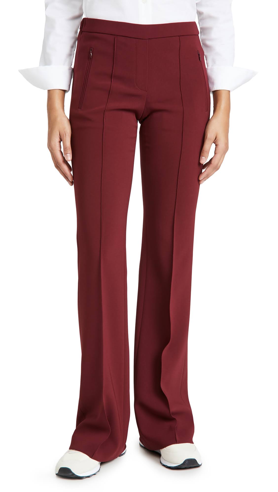 Theory Demitria Admiral Crepe Flared Pants 10 / Deep TM91RIMV_X5EMH