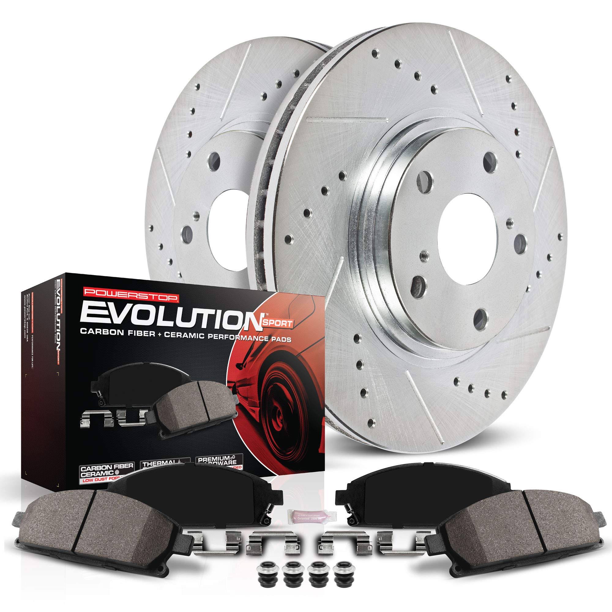 Power Stop K5224 - Front Z23 Evolution Sport Brake RYAWGVWA_9V5UR
