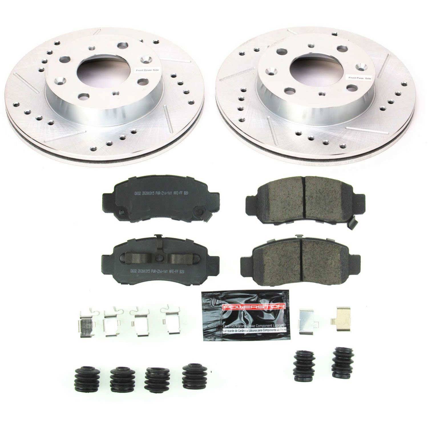 Power Stop K5224 - Front Z23 Evolution Sport Brake RYAWGVWA_9V5UR